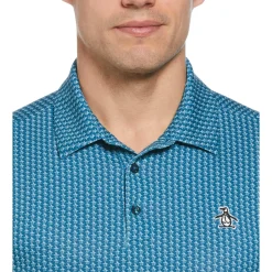 Allover Pete Print Golf Polo