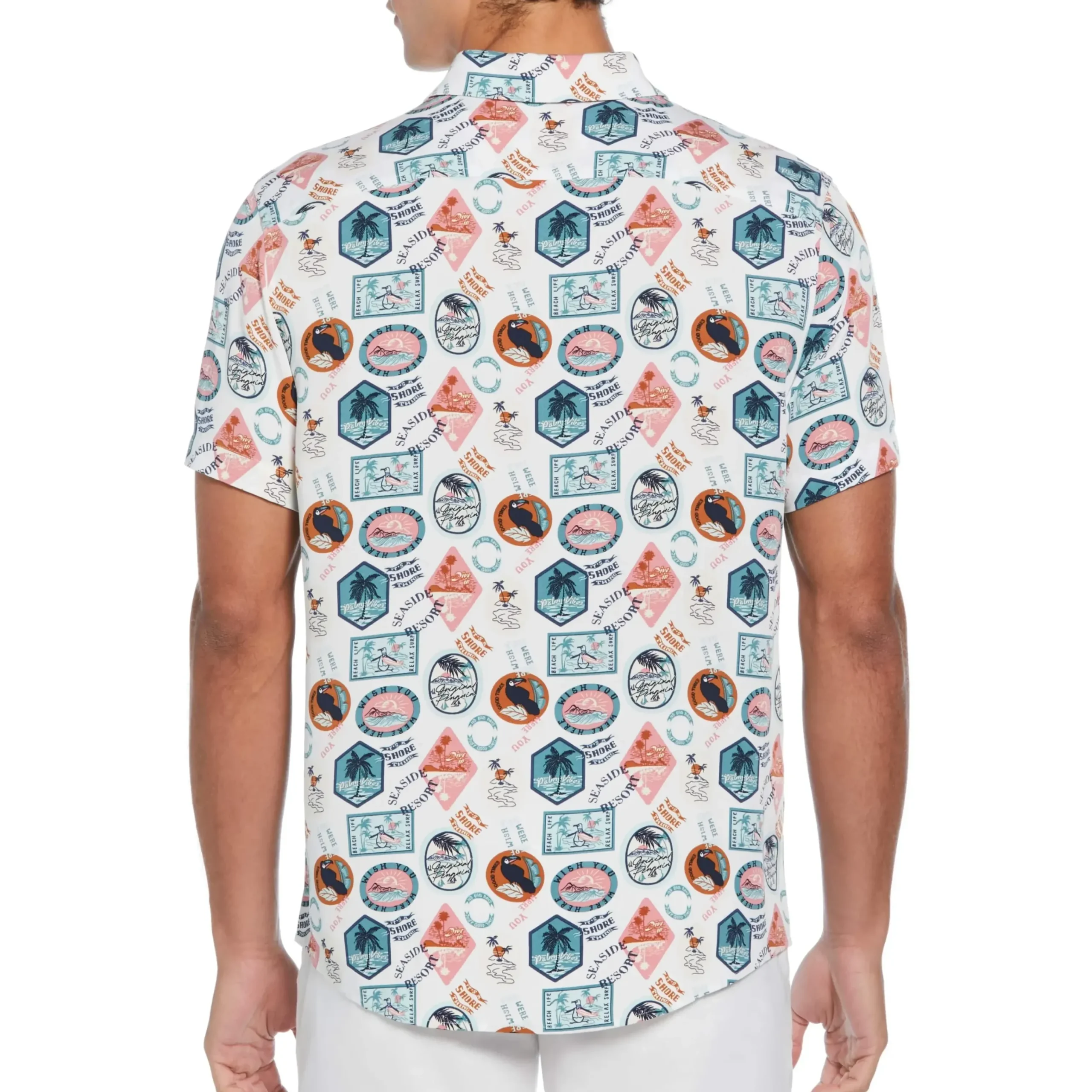 All-over Vacay Print Shirt