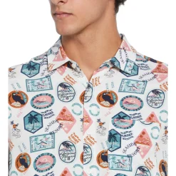 All-over Vacay Print Shirt