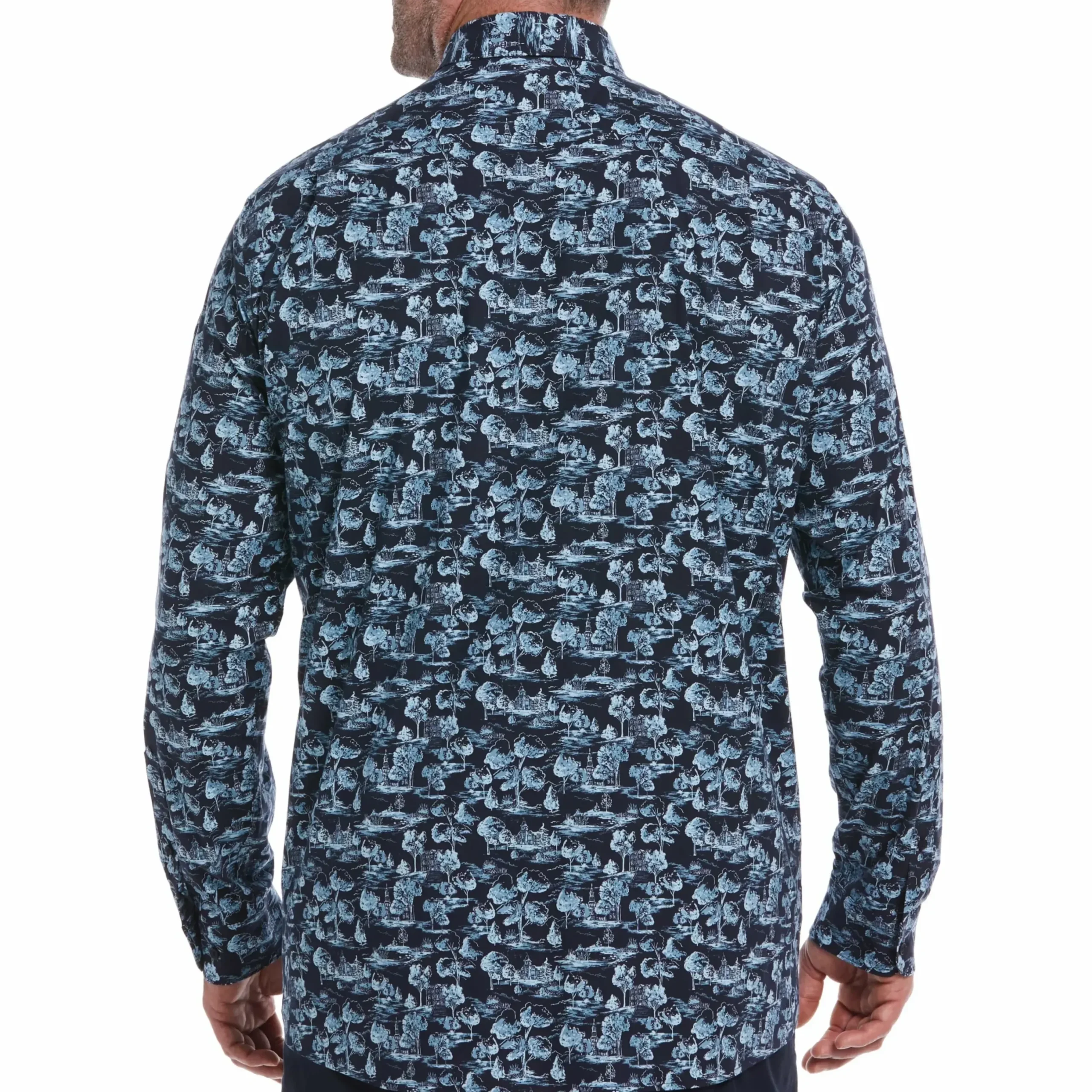 Big & Tall EcoVero™ Scenic Print Stretch Shirt