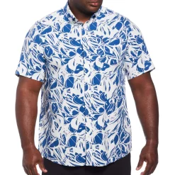 Big & Tall EcoVero™ Swirl Print Shirt