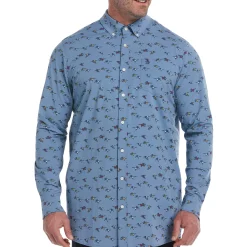 Big & Tall EcoVero™ Woven Poplin Stretch Shirt