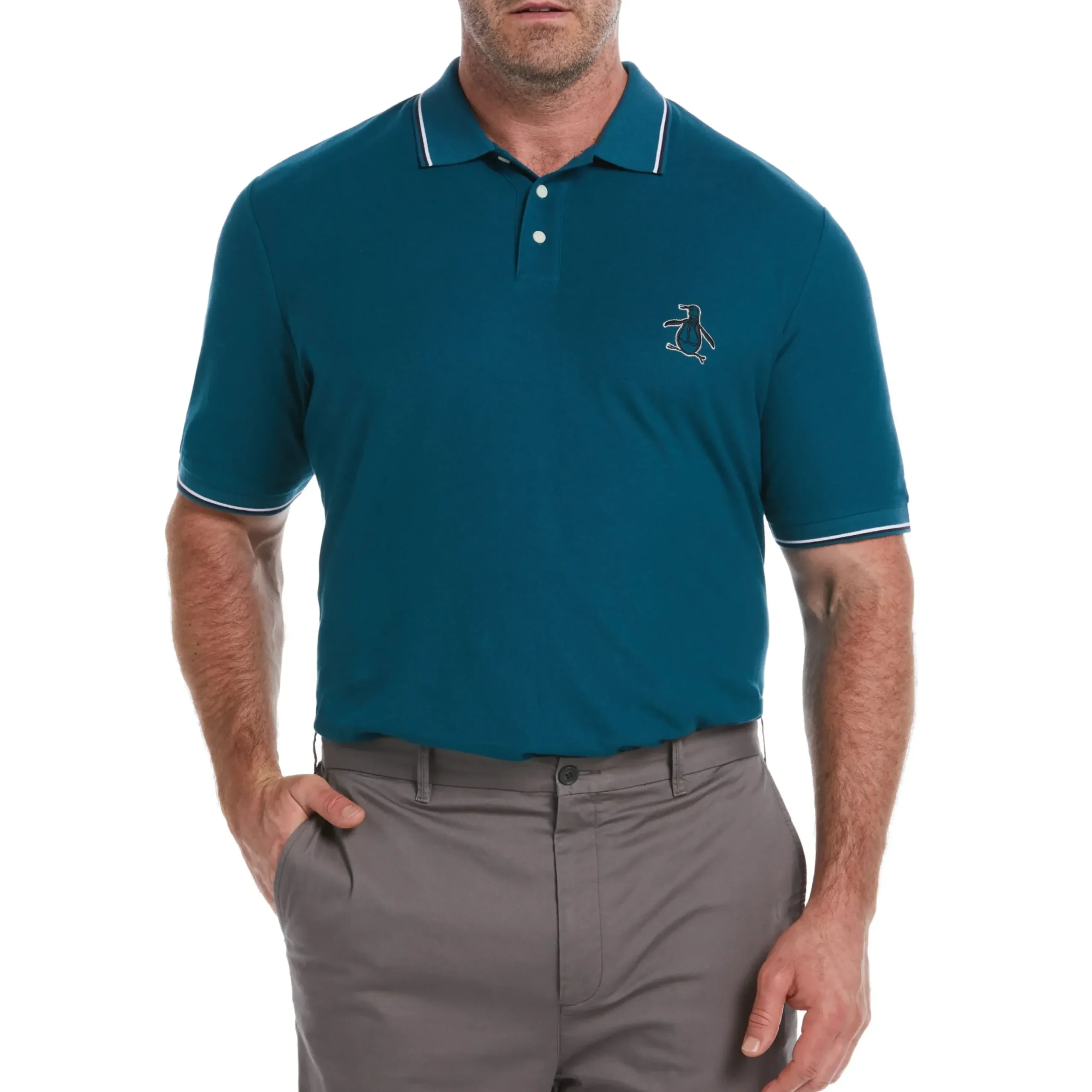 Big & Tall Mega Pete Pique Polo