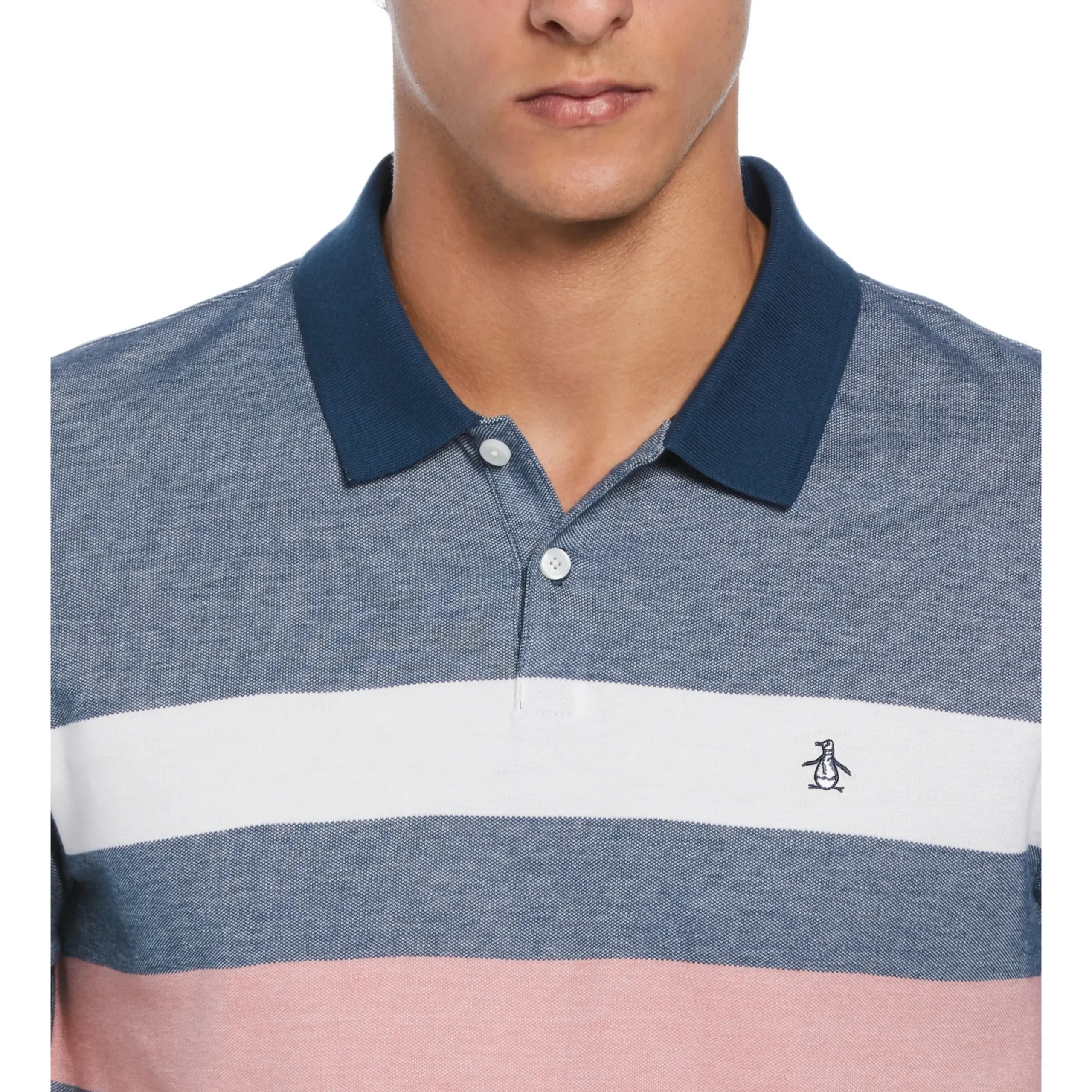 Birdseye Pique Stripe Polo