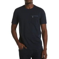 Chambray Trim Pocket Tee