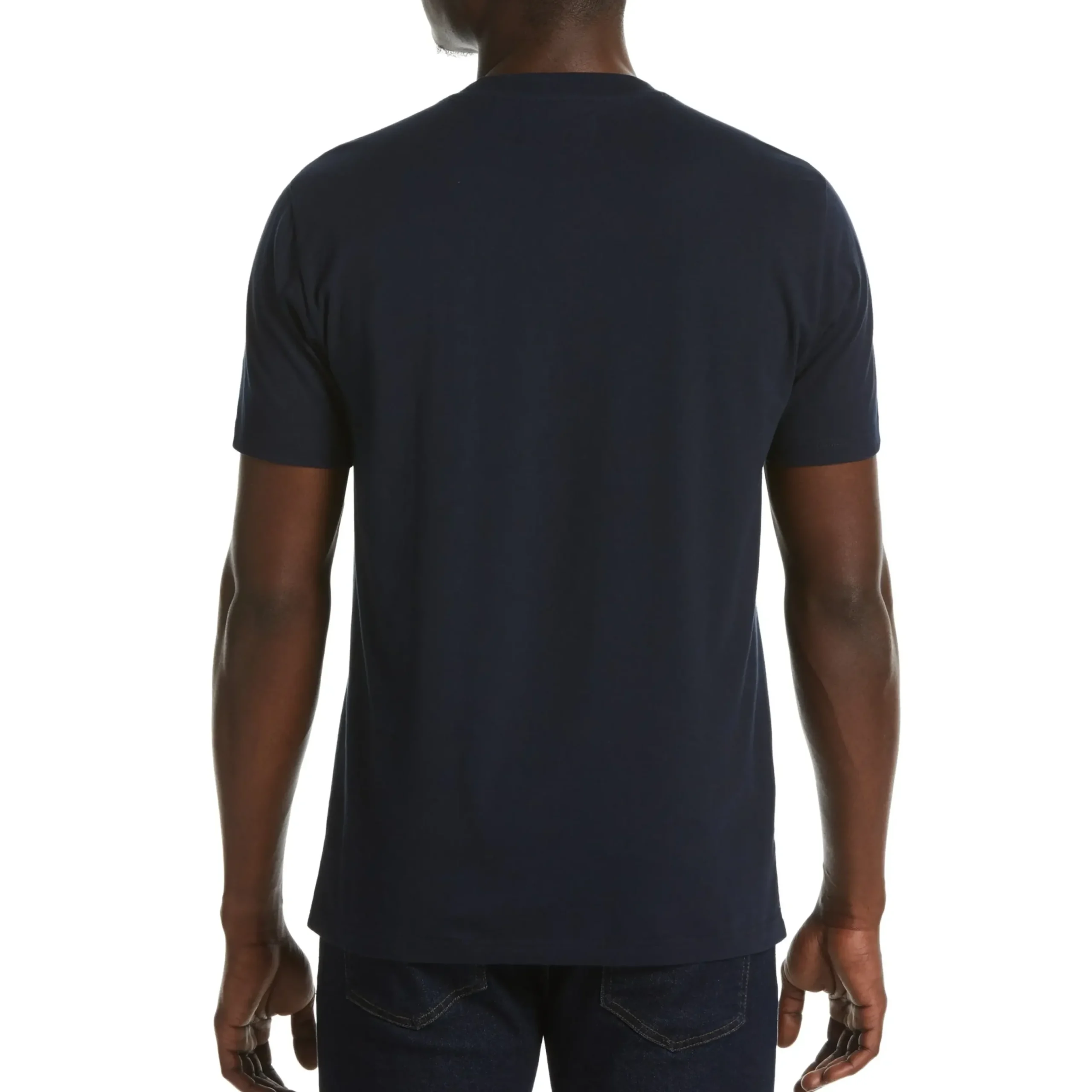Chambray Trim Pocket Tee