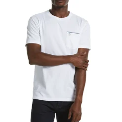 Chambray Trim Pocket Tee
