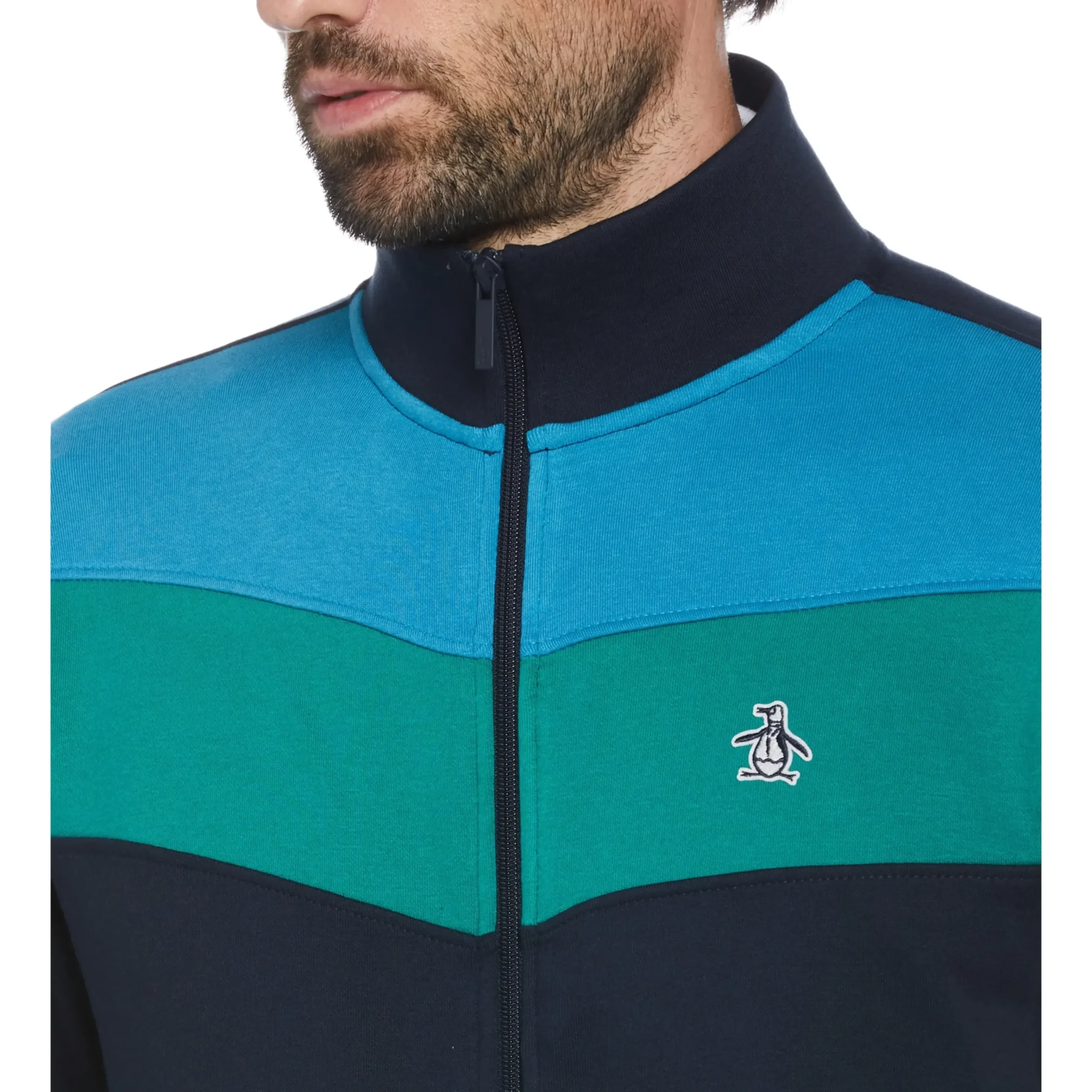 Colorblock Fleece Track Jacket