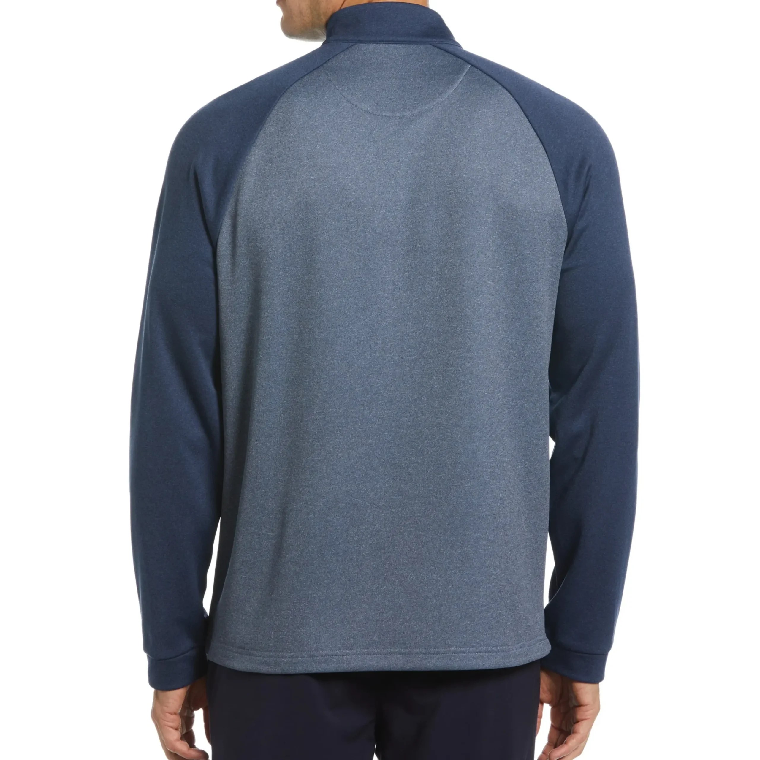 Color Block Fleece 1/4 Zip Pullover Golf Sweater