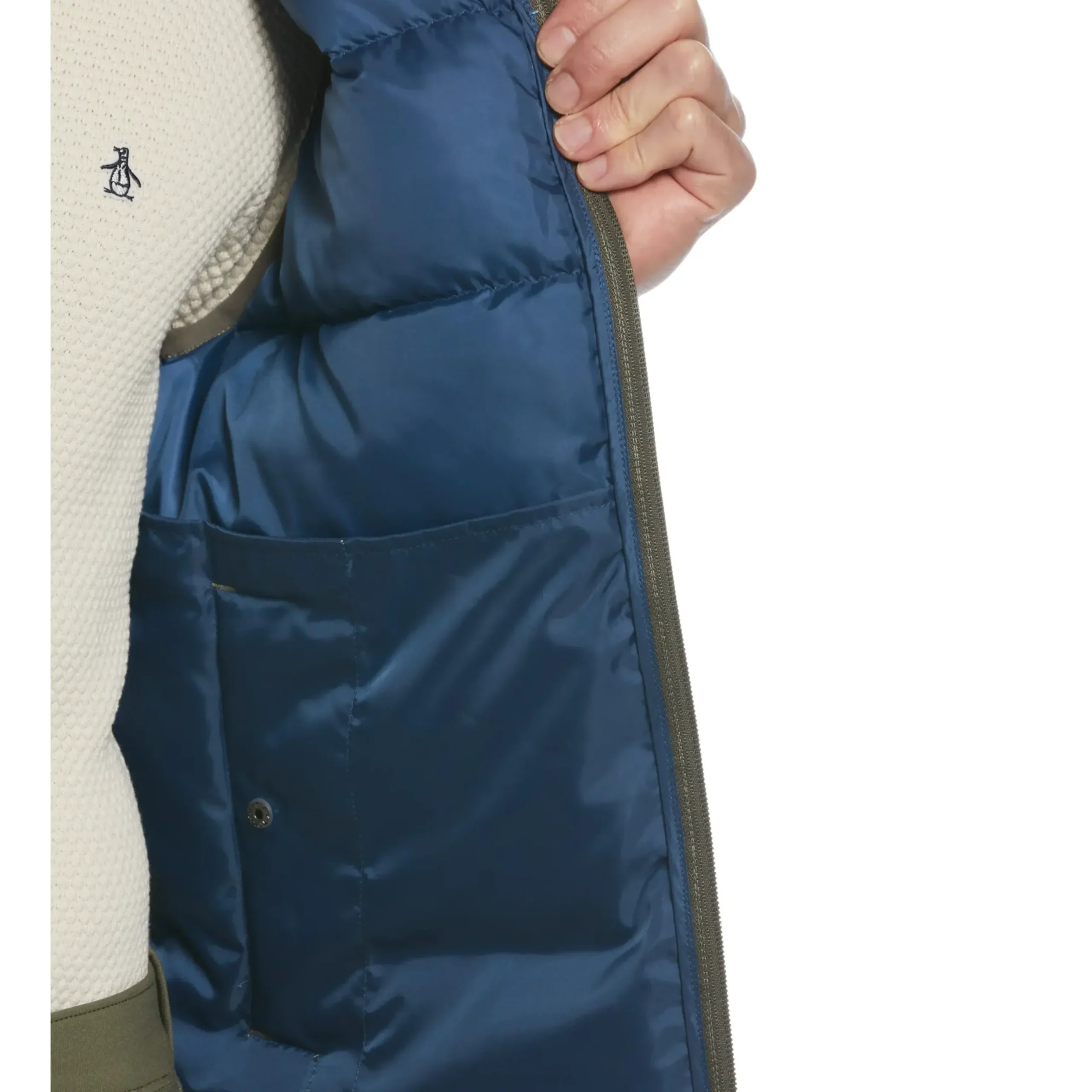 Color Block Puffer Vest