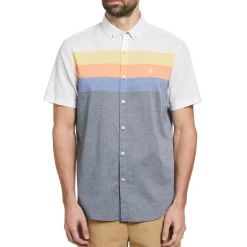 Color Block Stripe Shirt