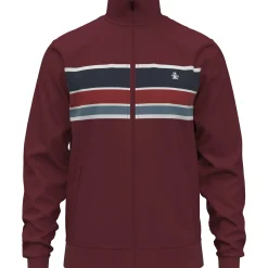 Color Block Stripe Track Jacket