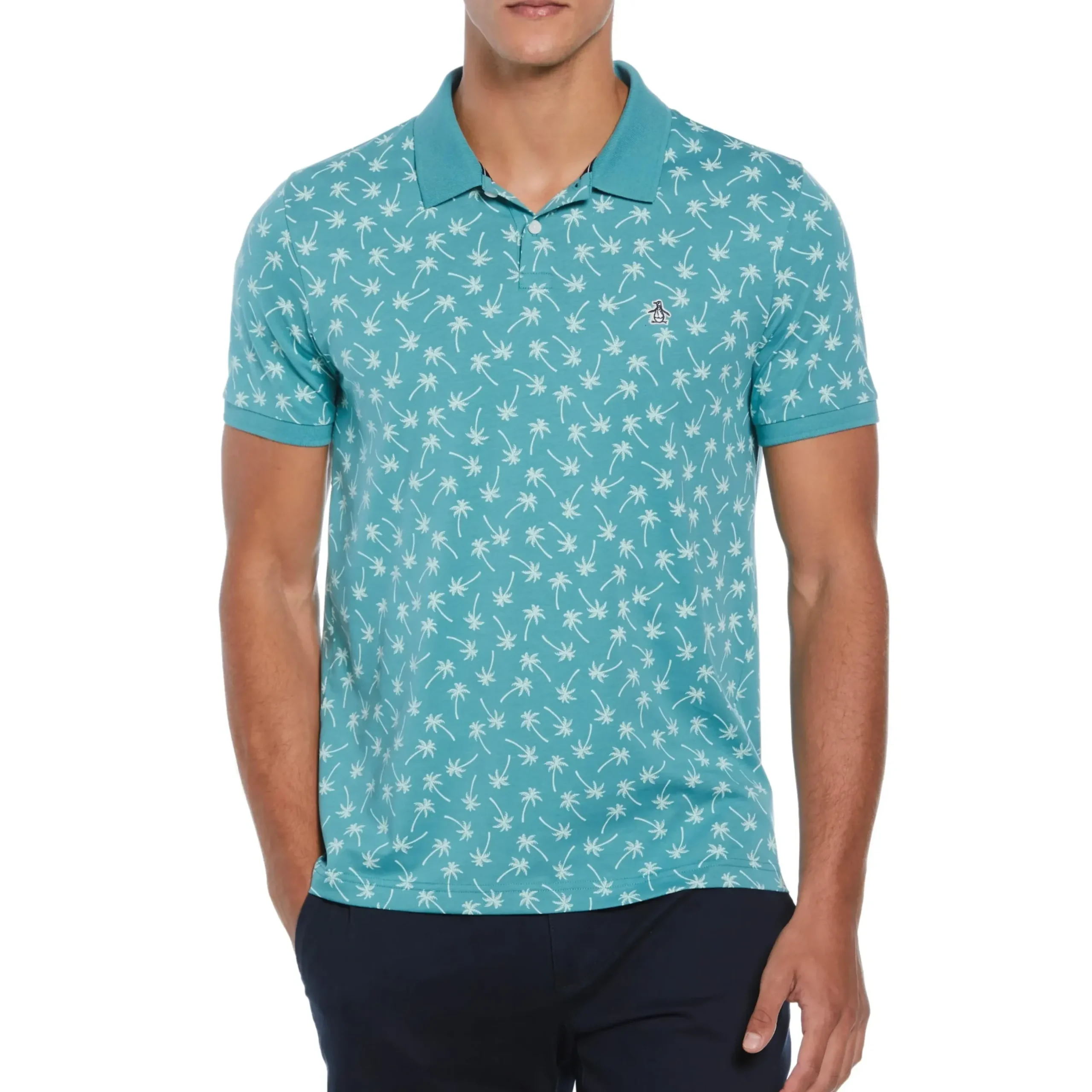 Cotton Jersey Palm Polo