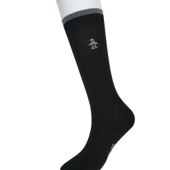 Dress Crew Rib Solid Sock