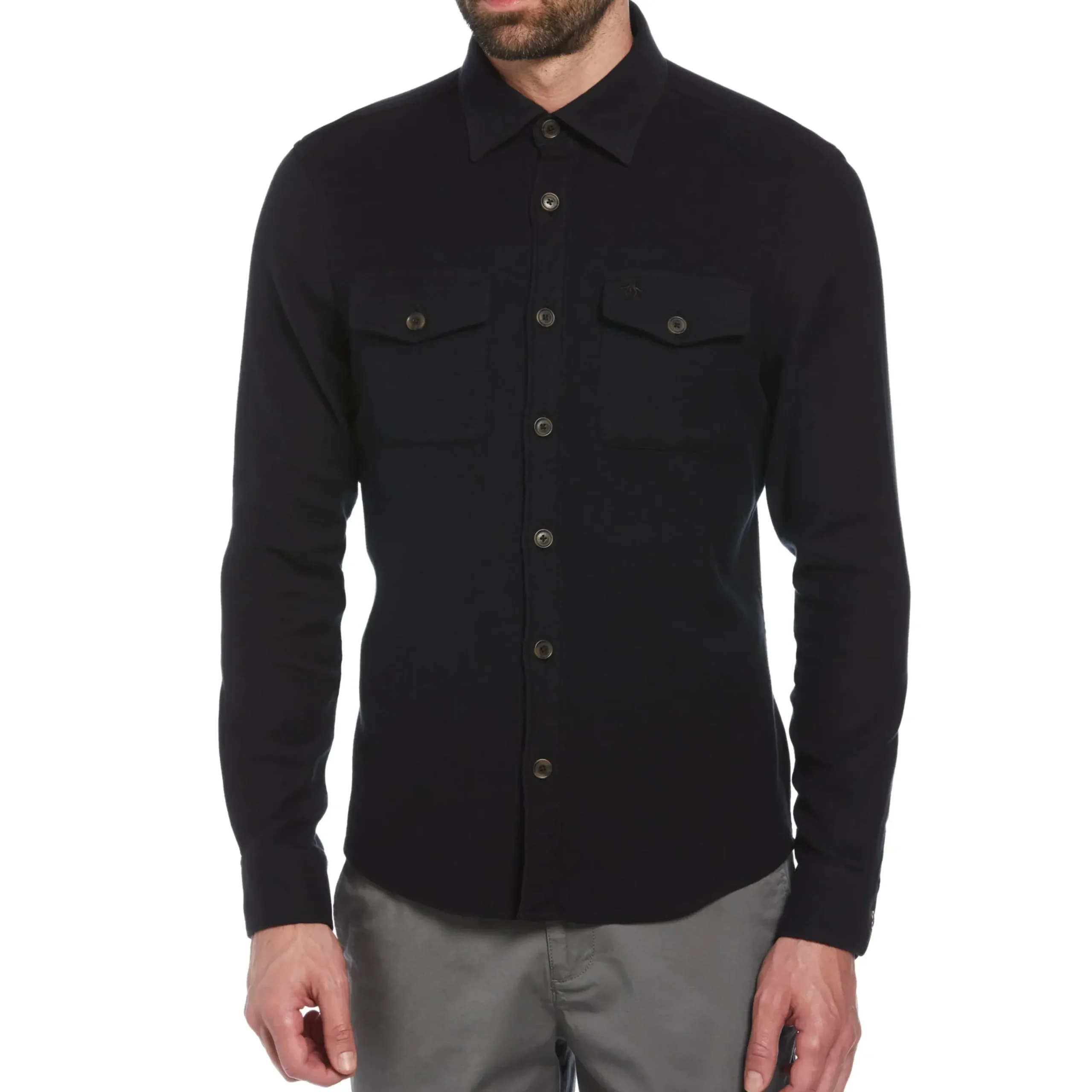 EcoVero™ Blend Loop Back Overshirt