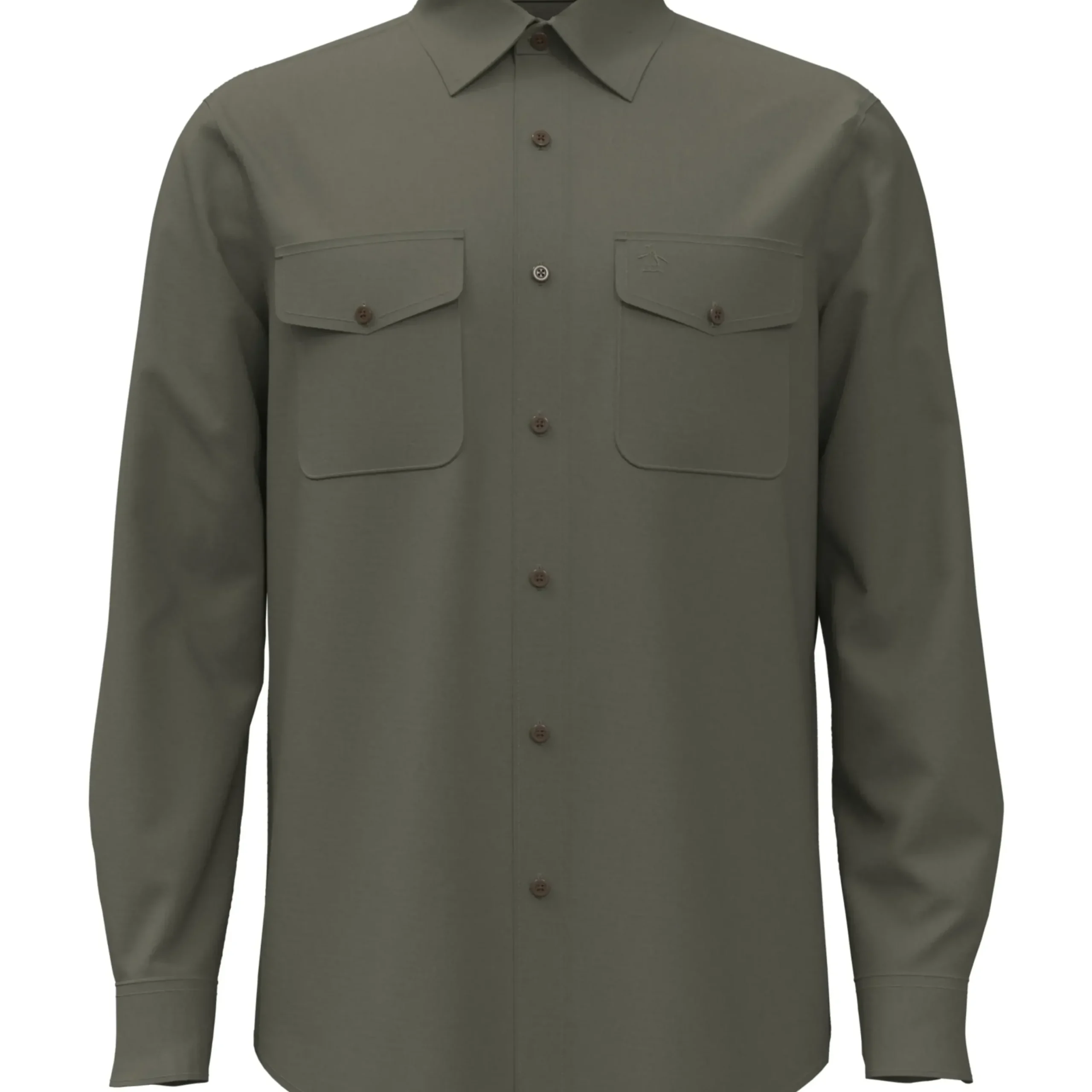 EcoVero™ Blend Loop Back Overshirt