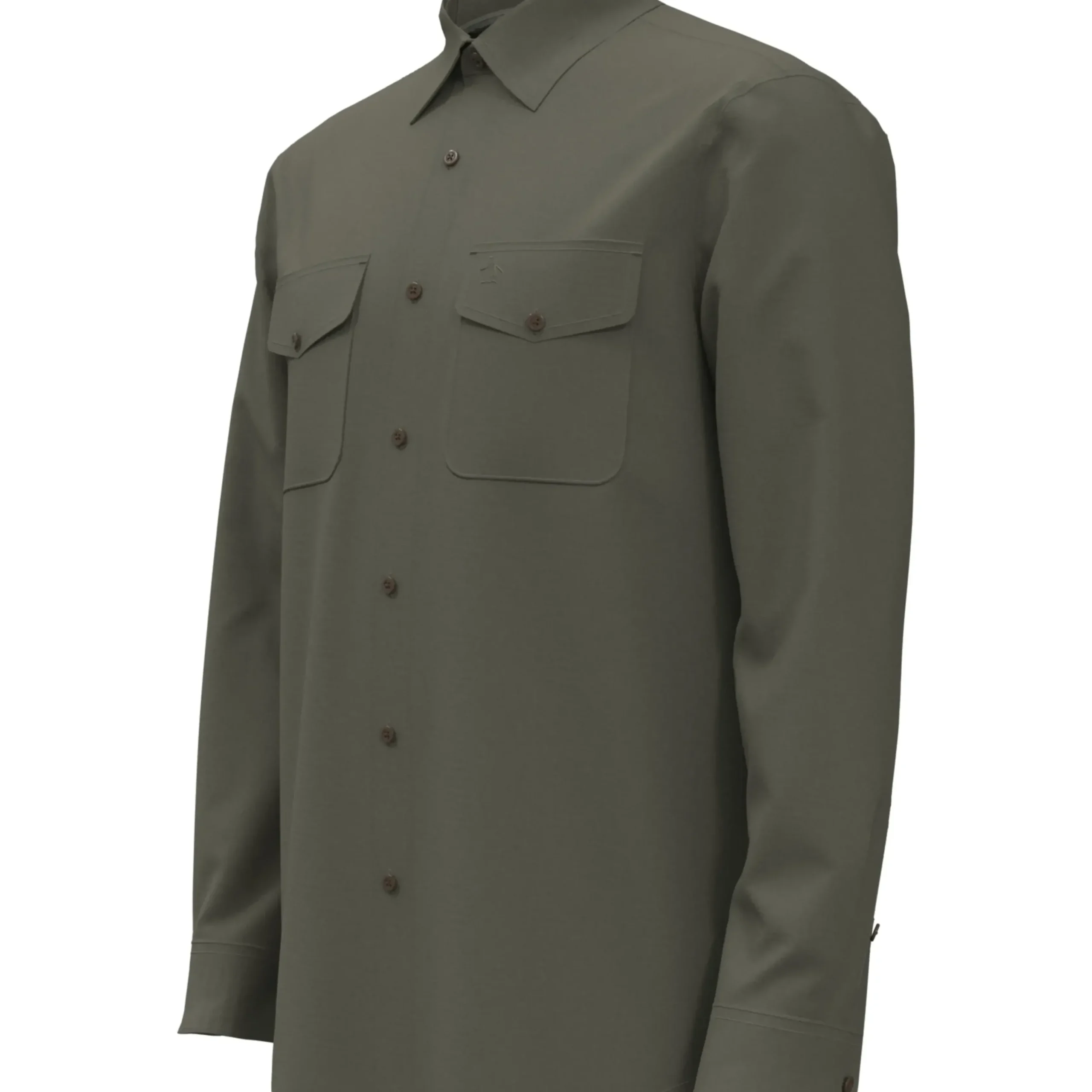 EcoVero™ Blend Loop Back Overshirt