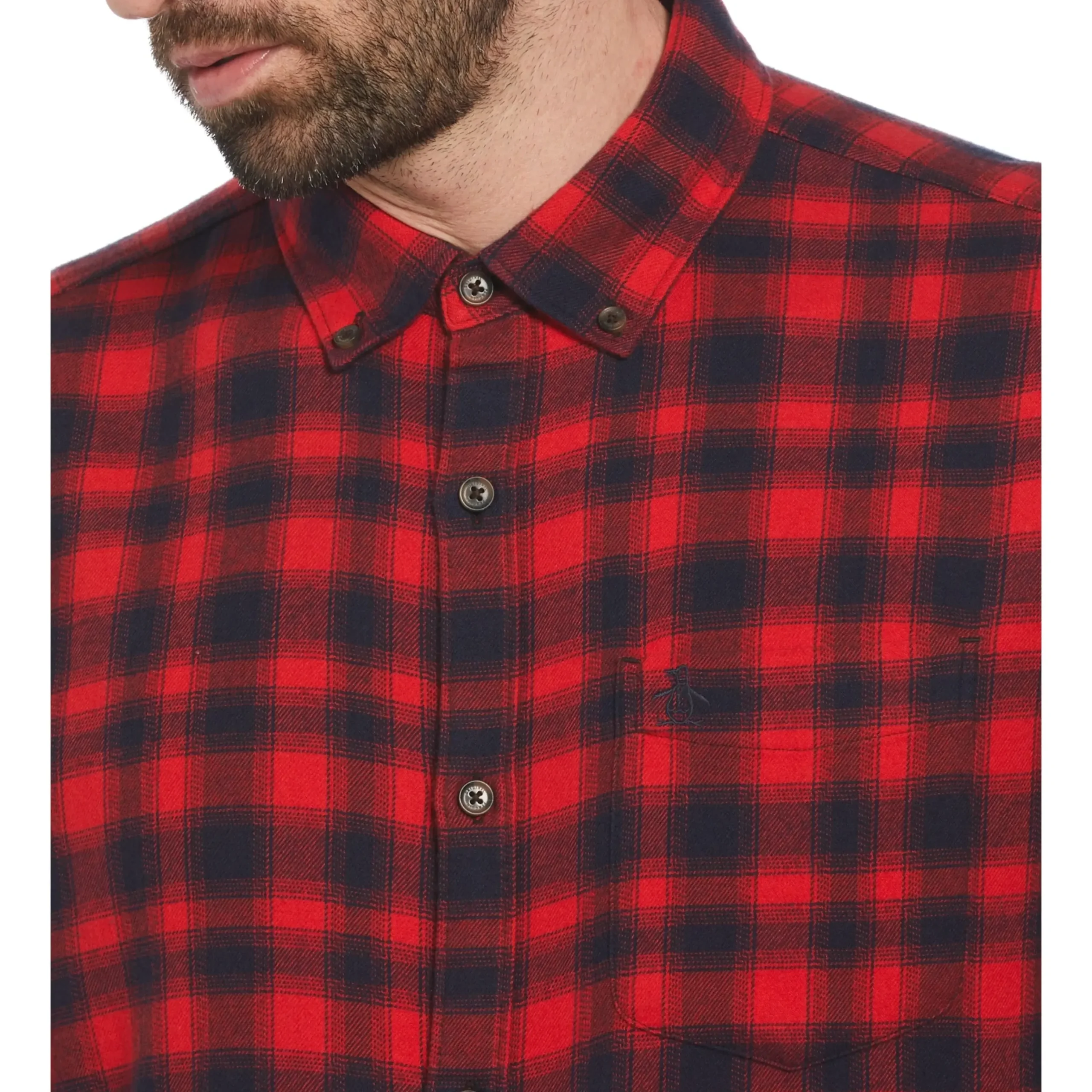 EcoVero™ Blend Plaid Flannel Shirt