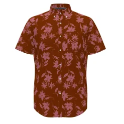 EcoVero Chambray Stretch Floral Shirt