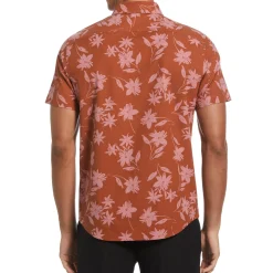 EcoVero Chambray Stretch Floral Shirt