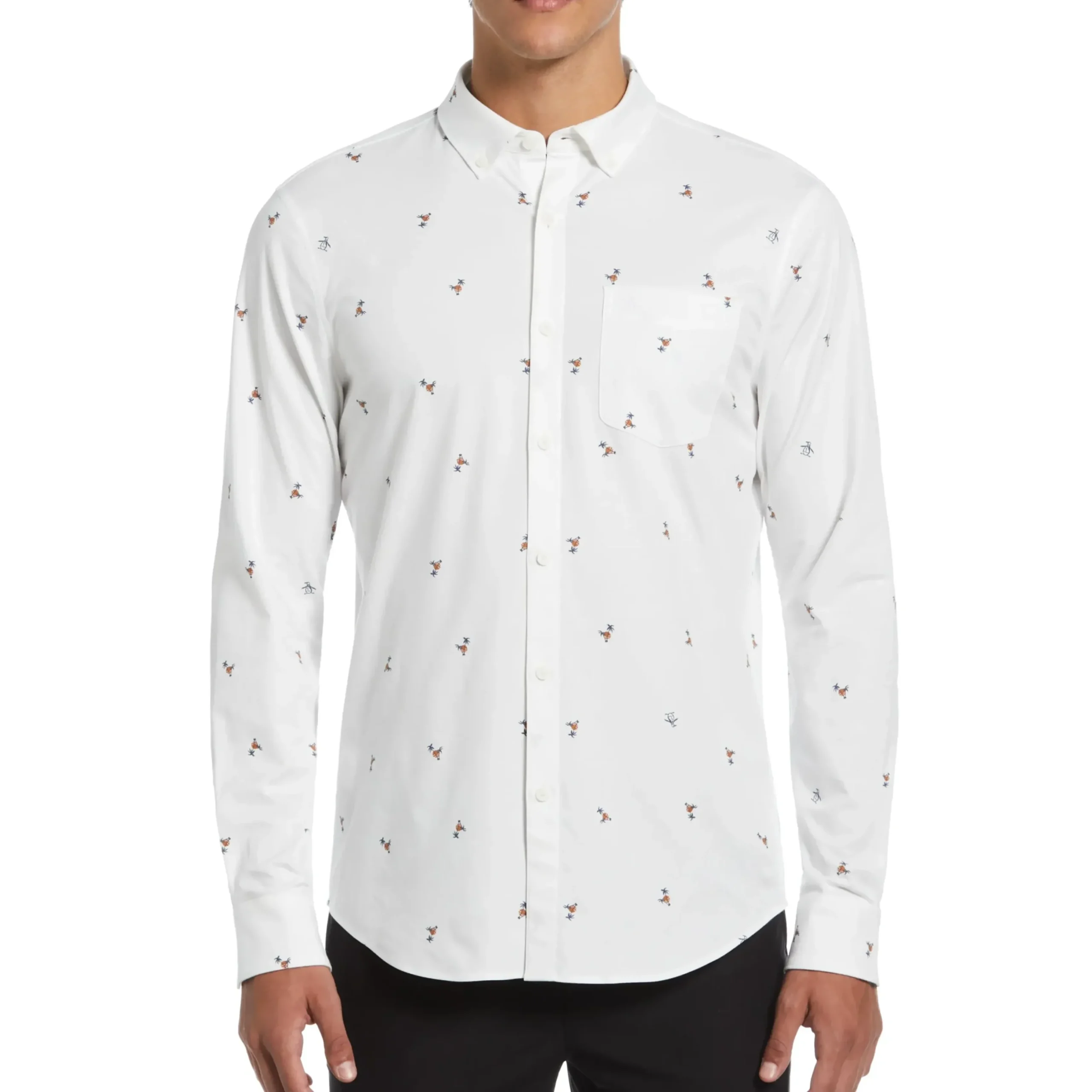 EcoVero Oxford Stretch Long Sleeve Shirt