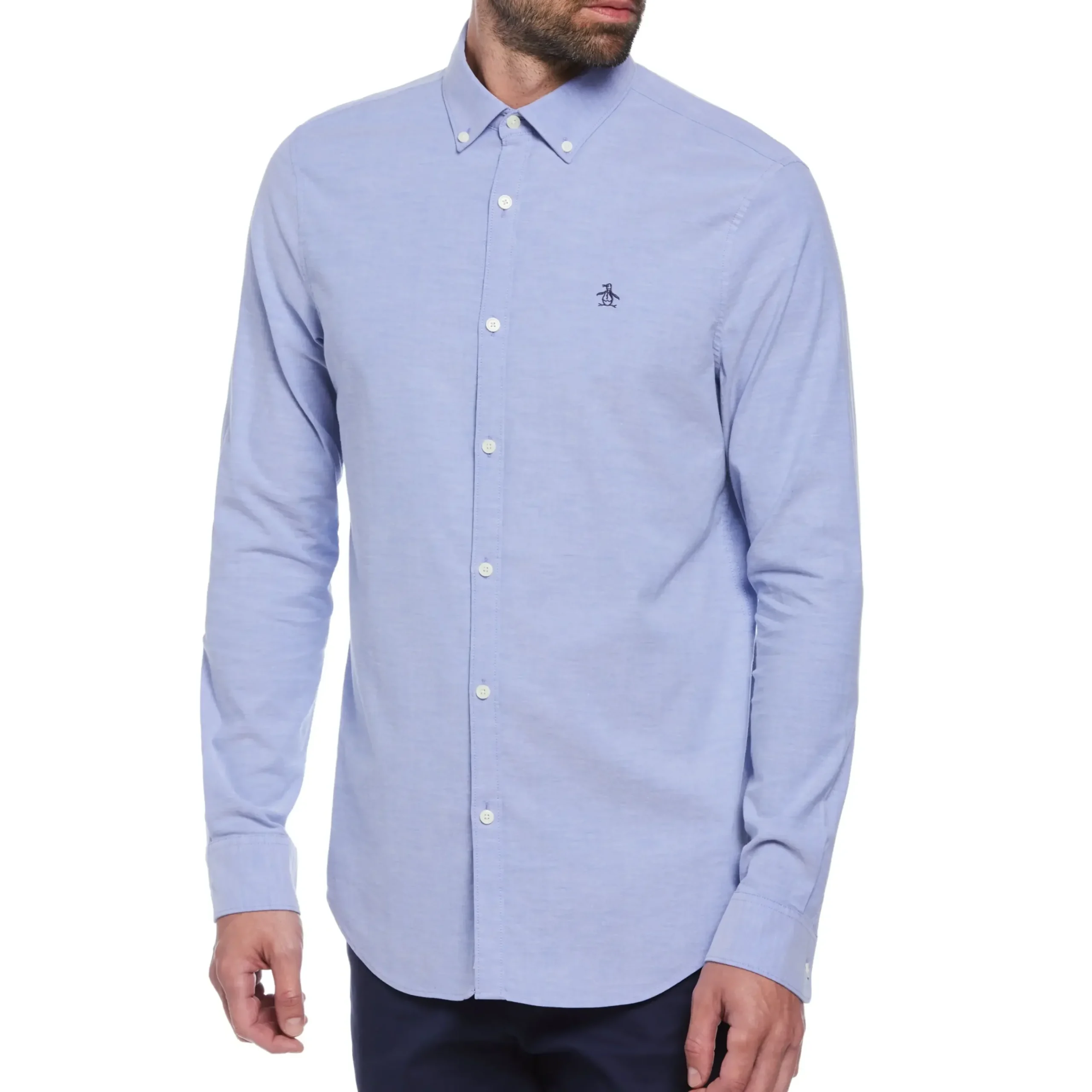 EcoVero Oxford Stretch Long Sleeve Shirt
