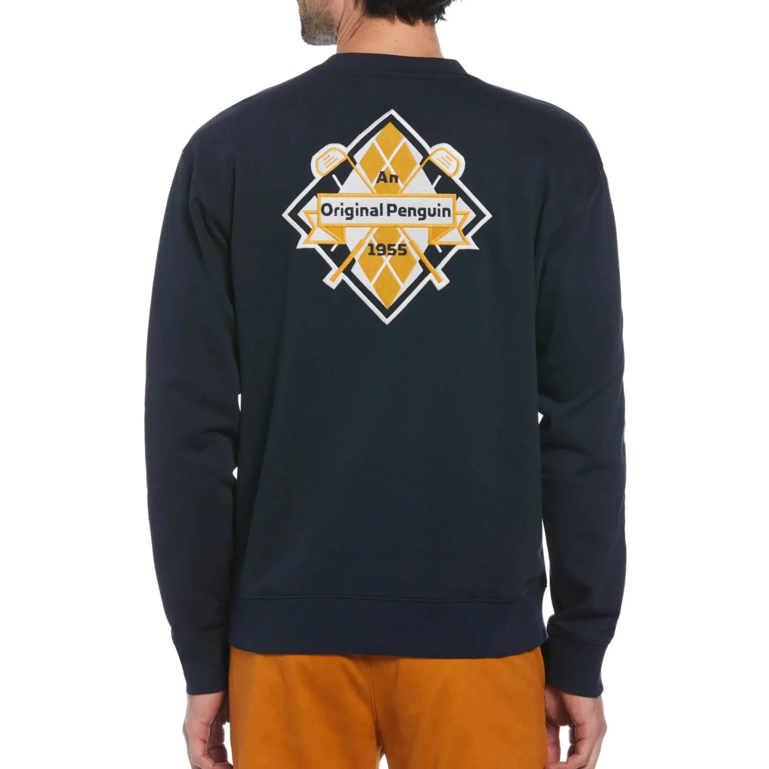 Embroidered Golf Clubs Fleece Sweater