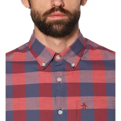 End-on-End Plaid Shirt