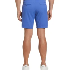 Flat Front Solid Golf Shorts