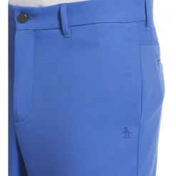 Flat Front Solid Golf Shorts