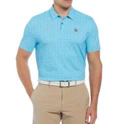 Golf Ball Print Golf Polo