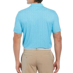 Golf Ball Print Golf Polo