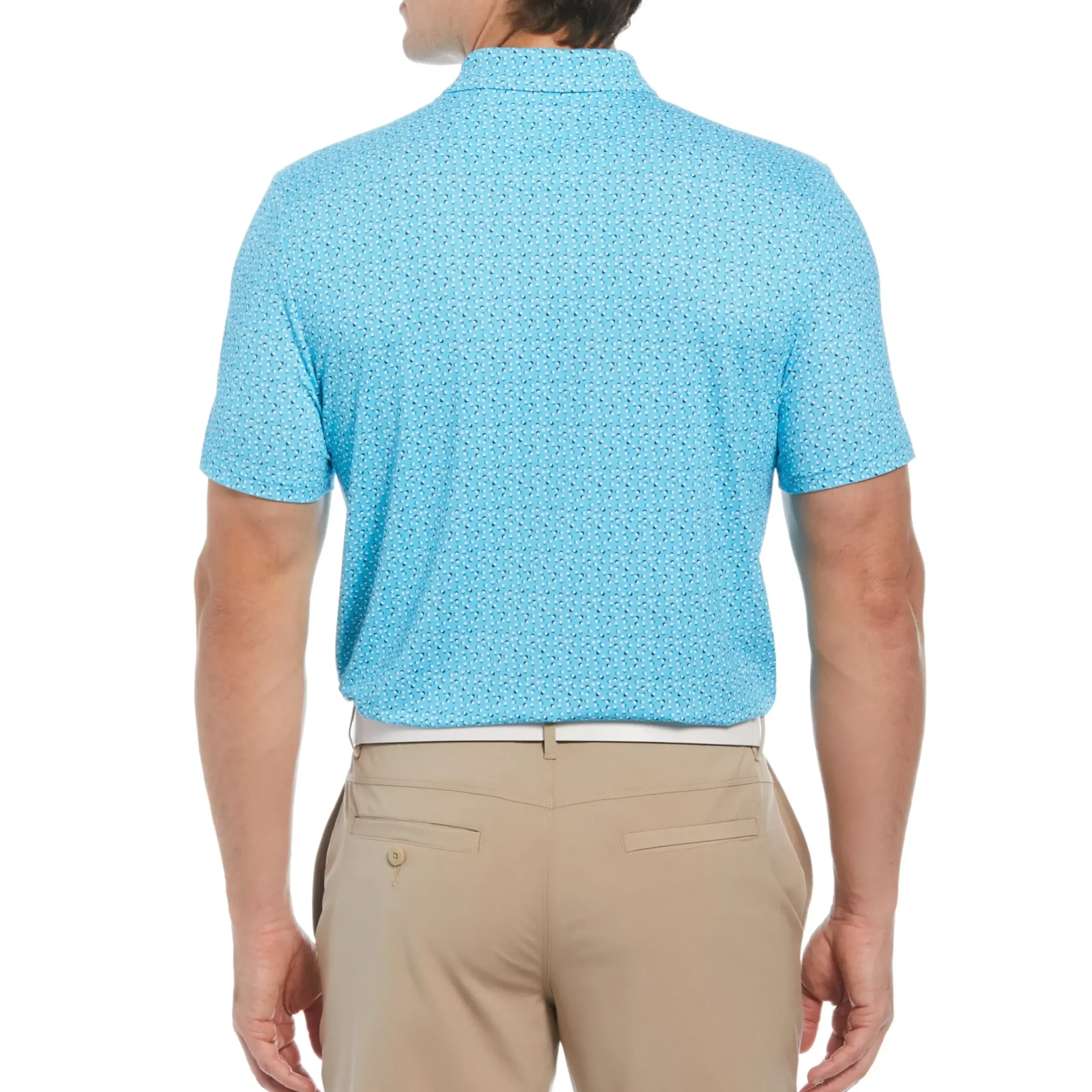 Golf Ball Print Golf Polo