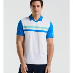 Heritage Blocked Performance Tennis Tee
