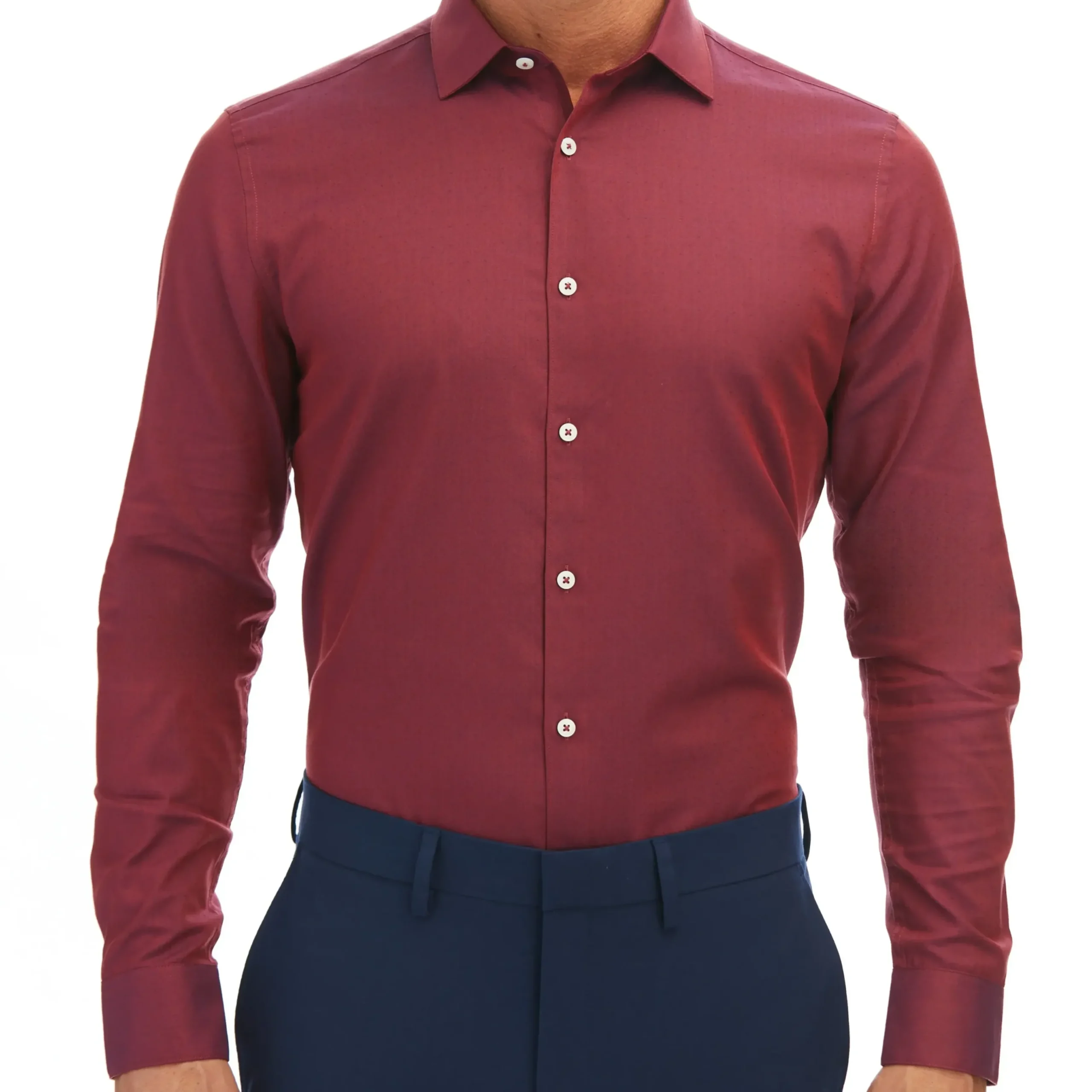 Herringbone Dobby Button Down