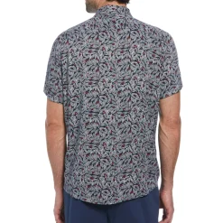 Holly Leaf Print Soft Shirt