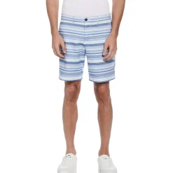 Horizontal Stripe Slim Fit Short