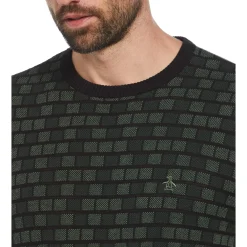 Jacquard Check Sweater