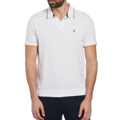 Jacquard Johnny Collar Polo