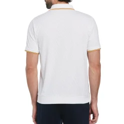 Jacquard Johnny Collar Polo