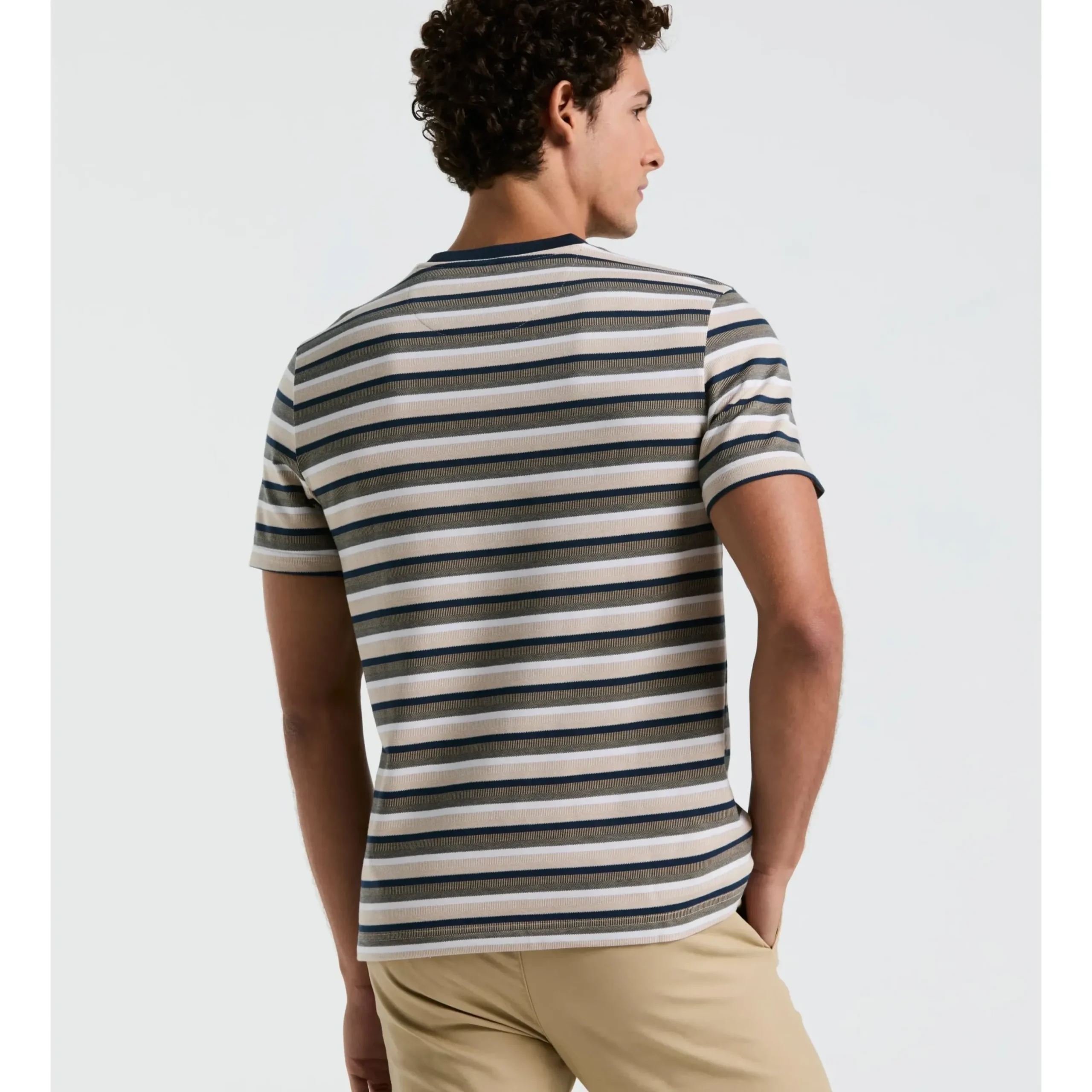 Jacquard Stripe Tee