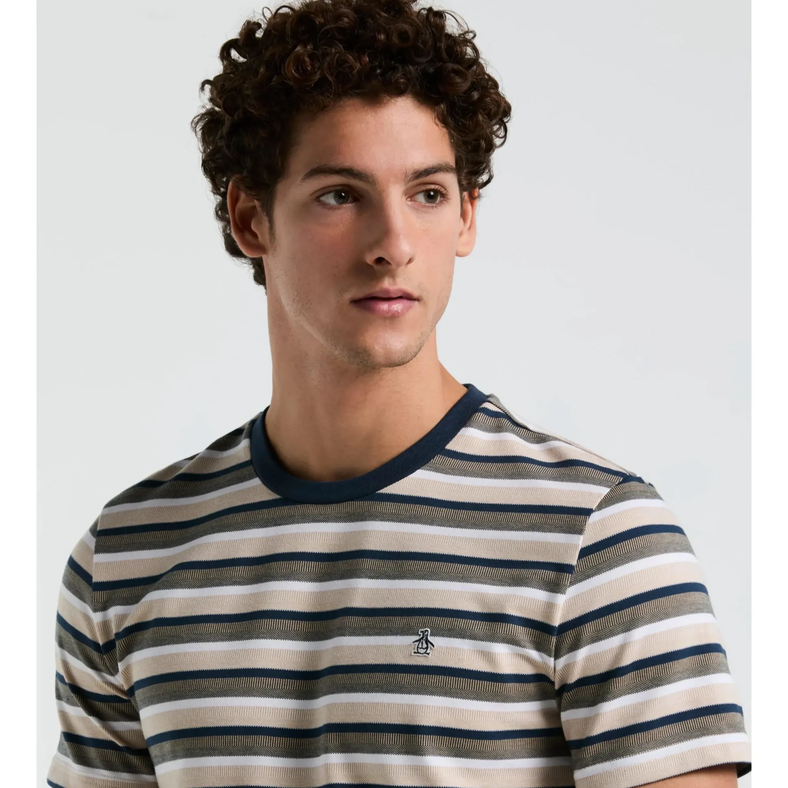 Jacquard Stripe Tee