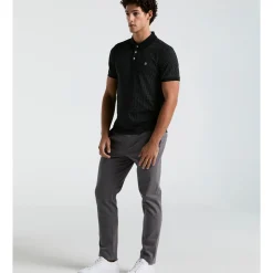 Jersey All-Over Diamond Ditsy Print Polo