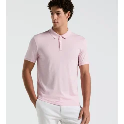 Jersey All-Over Diamond Ditsy Print Polo