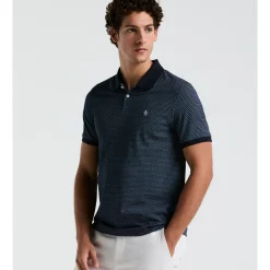 Jersey All-Over Ditsy Print Polo