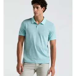 Jersey All-Over Ditsy Print Polo