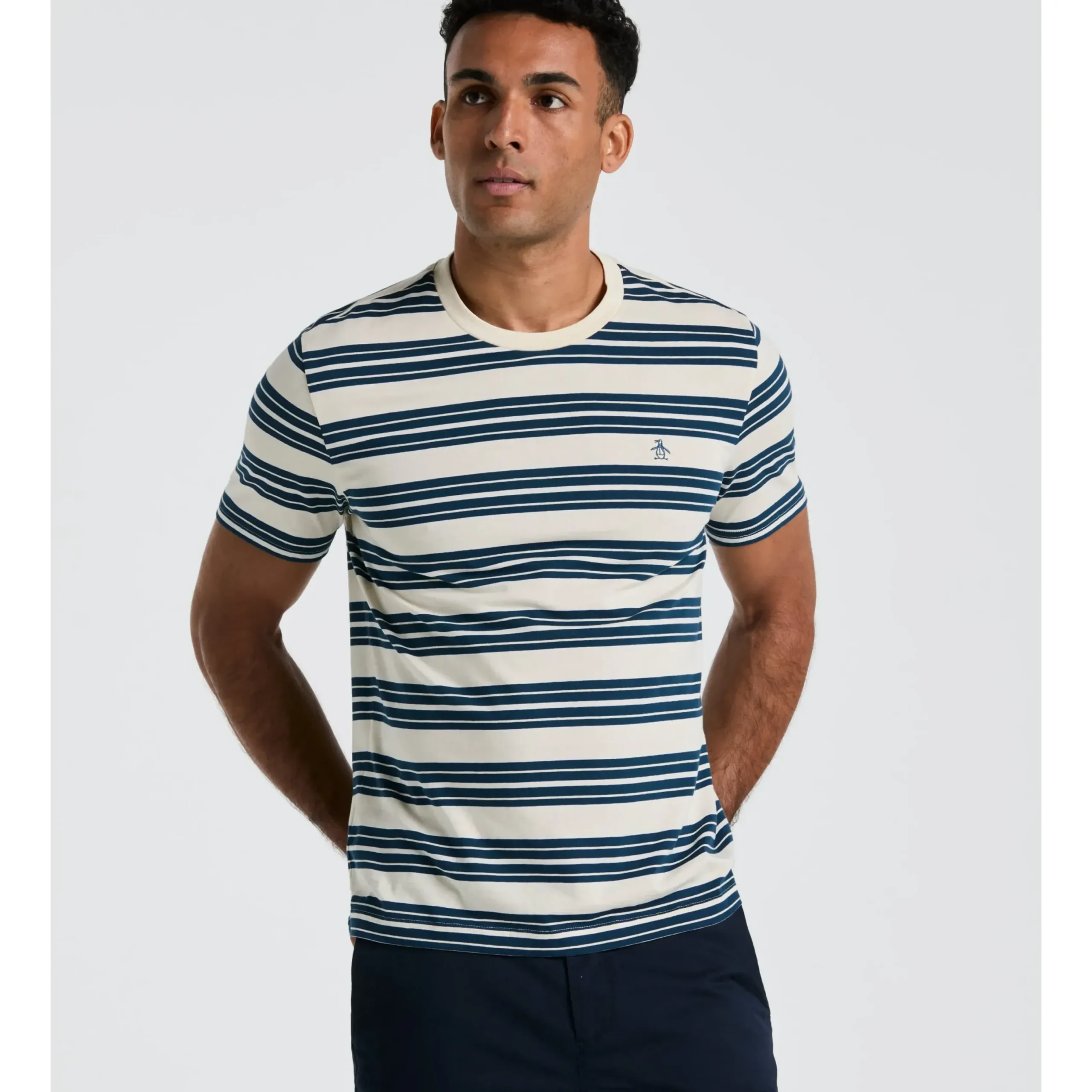 Jersey All-Over Stripe Tee