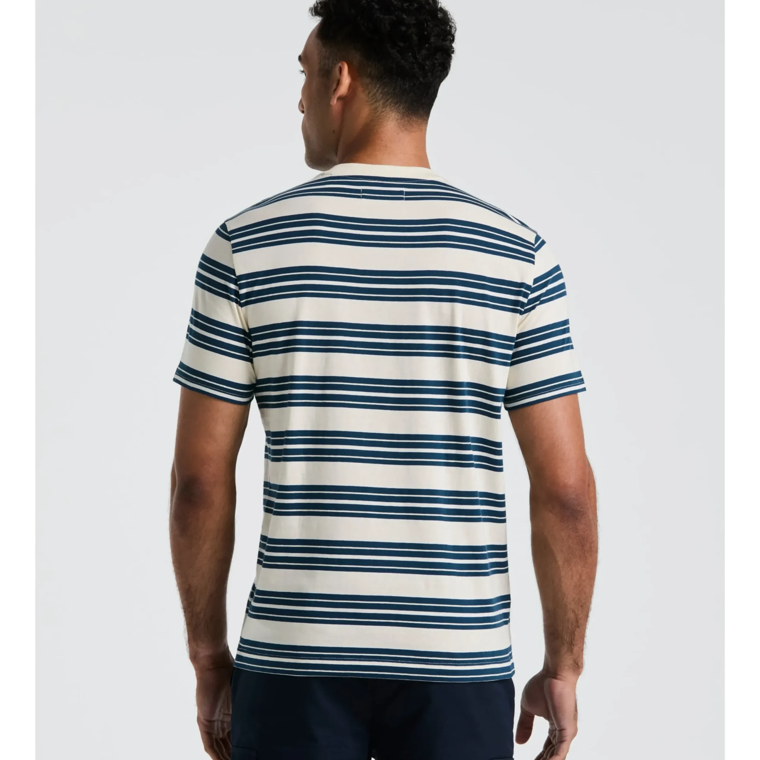 Jersey All-Over Stripe Tee