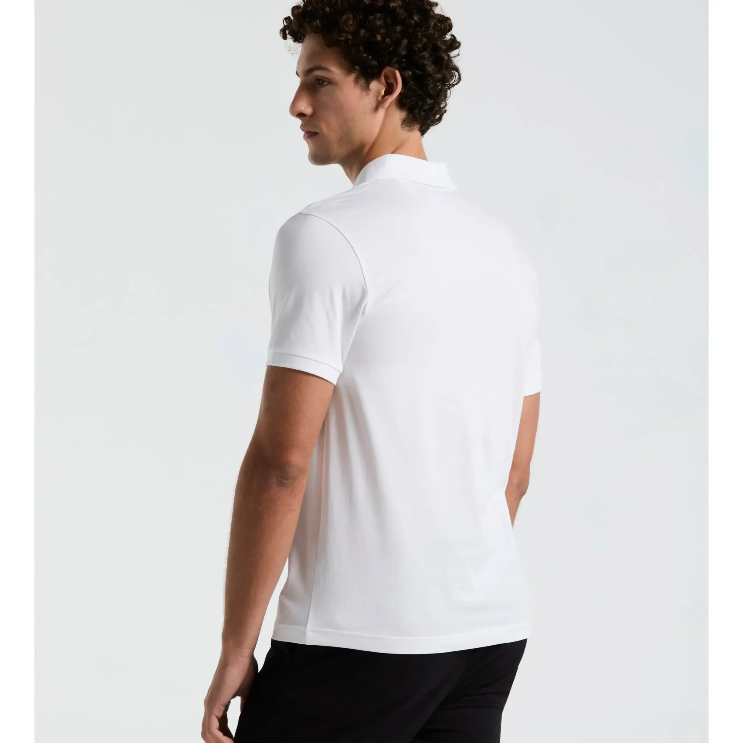 Jersey Vertical Stripe Polo
