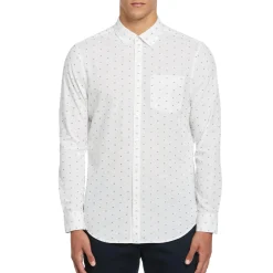 Long Sleeve Chambray Dobby Shirt